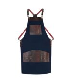 The Bedfordshire Canvas Blue Apron - Image 3