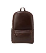 The Philos Vintage Brown Leather Backpack - Image 3