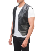 Auden Black Leather Vest - Image 3