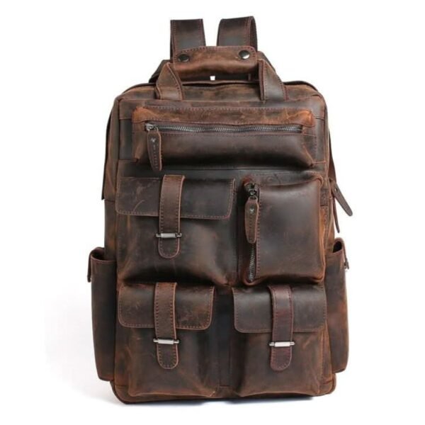 Handmade Genuine Leather Backpack - Soren