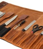 Torino Ranch Leather Chef Knife Roll - Image 3