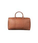 The Darrio Brown Leather Duffle Bag - Image 3