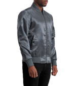 Quinton MA-1 Grey Bomber Jacket - Image 2