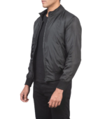 Ramon Black Bomber Jacket - Image 3