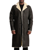 Kolby Brown Shearling Coat - Image 3