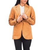 Norma Brown Nubuck Blazer - Image 3
