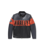 Men's Essential Convertible Leather Jacket - Image 2
