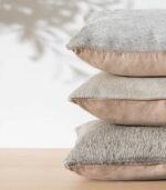 Grey Cowhide Pillow - Image 3