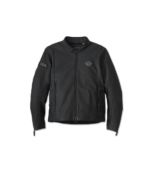 Men's Triple-Vent System 2.0 Black Leather Jacket – Eldar - Image 3