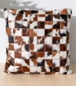 Tricolor Cowhide Pillow Set of 3 - Image 3