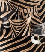 Zebra Safari Cowhide Pillow - Image 3