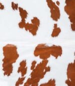 Brazilian Brown and White Cowhide Rug Size 6'9 L x 6'1 W 6971 - Image 3