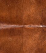 Brazilian Brown and White Cowhide Rug Size 7'7 L x 6'2 W 8994 - Image 3