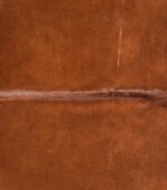 Brazilian Brown and White Cowhide Rug Size 7'11 L x 6'9 W 8984 - Image 3