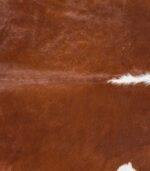 Brazilian Brown and White Cowhide Rug Size 8'4 L x 7'11 W 8965 - Image 3