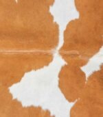 Brazilian Brown and White Cowhide Rug Size 8'5 L x 6'8 W 8882 - Image 3