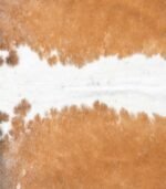 Brazilian Chocolate and White Cowhide Rug Size 7'7 L x 6'5 W 8713 - Image 3