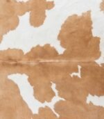 Brazilian Palomino and White Cowhide Rug Size 7'5 L x 6'5 W 9265 - Image 3