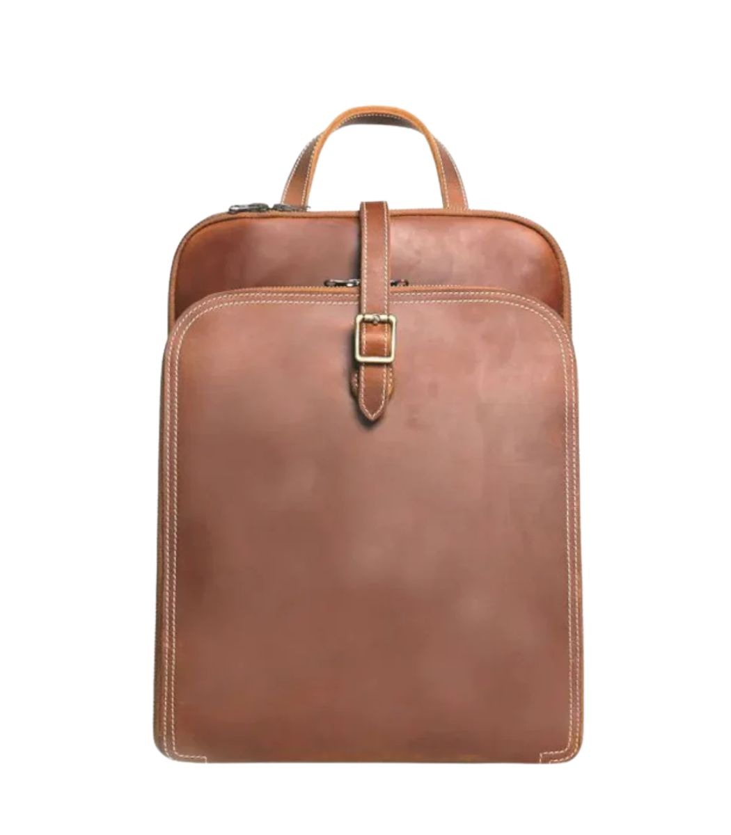 3 Small Leather Backpack - Sachi - Image 1