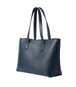 The Bianca Blue Leather Tote Bag - Image 2