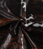 Tricolor Brindle Mix Cowhide Rug Size 7'9 L x 7'4 W 4108 - Image 3