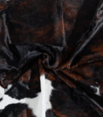 Tricolor Brindle Mix Cowhide Rug Size 8'0 L x 6'4 W 8285 - Image 3