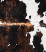 Tricolor Cowhide Rug Size 6'9 L x 5'11 W 9323 - Image 3