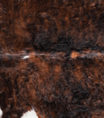 Tricolor Cowhide Rug Size 6'10 L x 5'11 W 9244 - Image 3