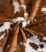 Tricolor Cowhide Rug Size 7'1 L x 6'6 W 8237 - Image 3