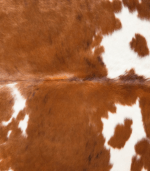 Tricolor Cowhide Rug Size 7'3 L x 6'11 W 9338 - Image 3
