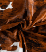 Tricolor Cowhide Rug Size 7'5 L x 6'6 W 8199 - Image 3