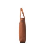The Poet Brown Leather Tote Bag - Image 3