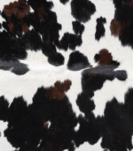 Black and White Cowhide Rug Size 7'2 L x 6'6 W 9312 - Image 3