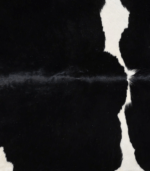Black and White Cowhide Rug Size 7'11 L x 7'4 W 9317 - Image 3