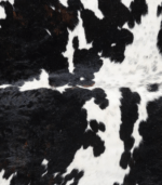 Black and White Cowhide Rug Size 8'3 L x 7'7 W 9335 - Image 3