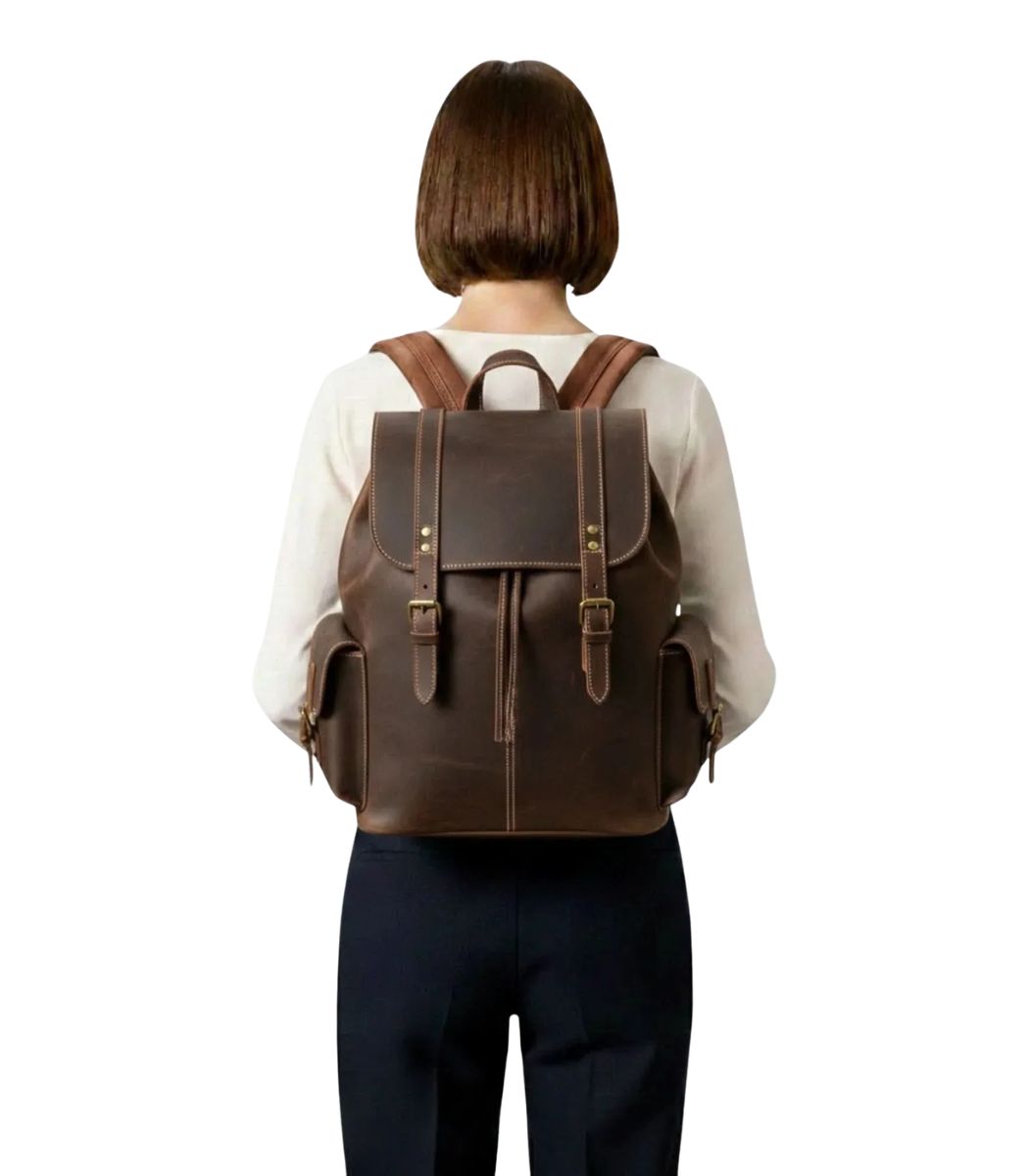 3 The Freja Backpack Handcrafted Leather Backpack - Image 1