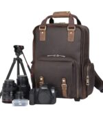 The Gaetano Large Leather Back Pack - Image 3