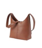 The Stefani Brown Leather Hobo Bag - Image 3