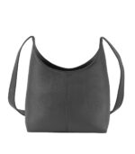 The Stefani Grey Leather Hobo Bag - Image 3