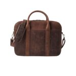 Vintage Distressed Brown Leather Briefcase - Kjell