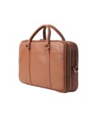 The Preston Brown Leather Briefcase - Image 3