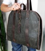 Waxed Canvas Wood Carrier - Orvar - Image 3