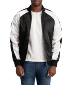 Clarke Black Varsity Jacket - Image 4