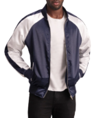 Clarke Blue Varsity Jacket - Image 4