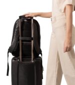 The Philos Black Leather Backpack - Image 4