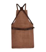 The Devon Brown Full Grain Leather Crossbody Apron - Image 4