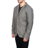 Borges Grey Wool Blazer - Image 4