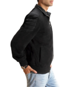 Ethan Hybrid Suede Bomber Jacket - Image 4