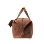 Vintage Tan Brown Leather Duffle Bag - Dale