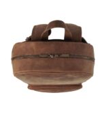 The Philos Vintage Tan Leather Backpack - Image 4